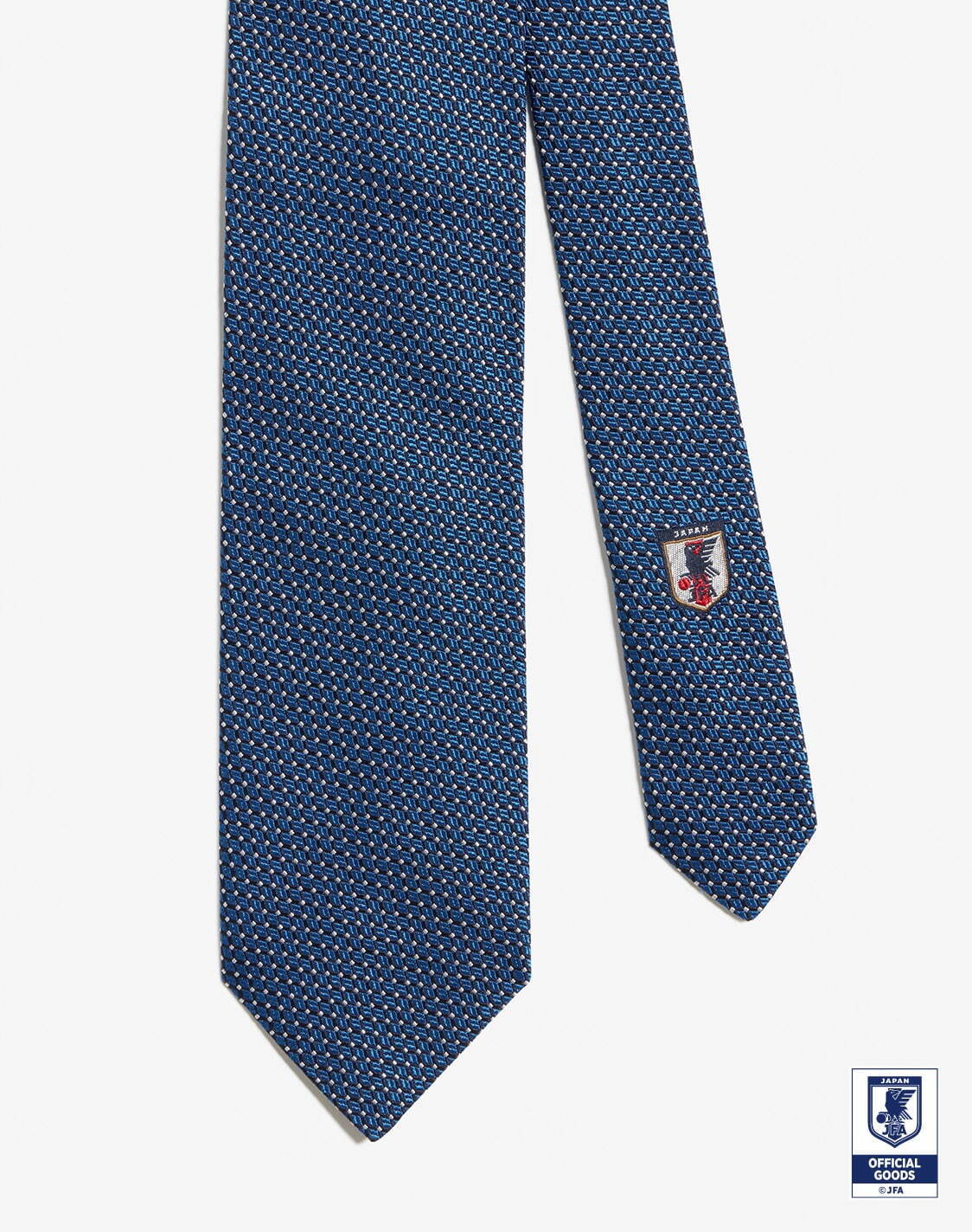 ダンヒルのサッカー日本代表のコラボウェア、ネイビーストライプの