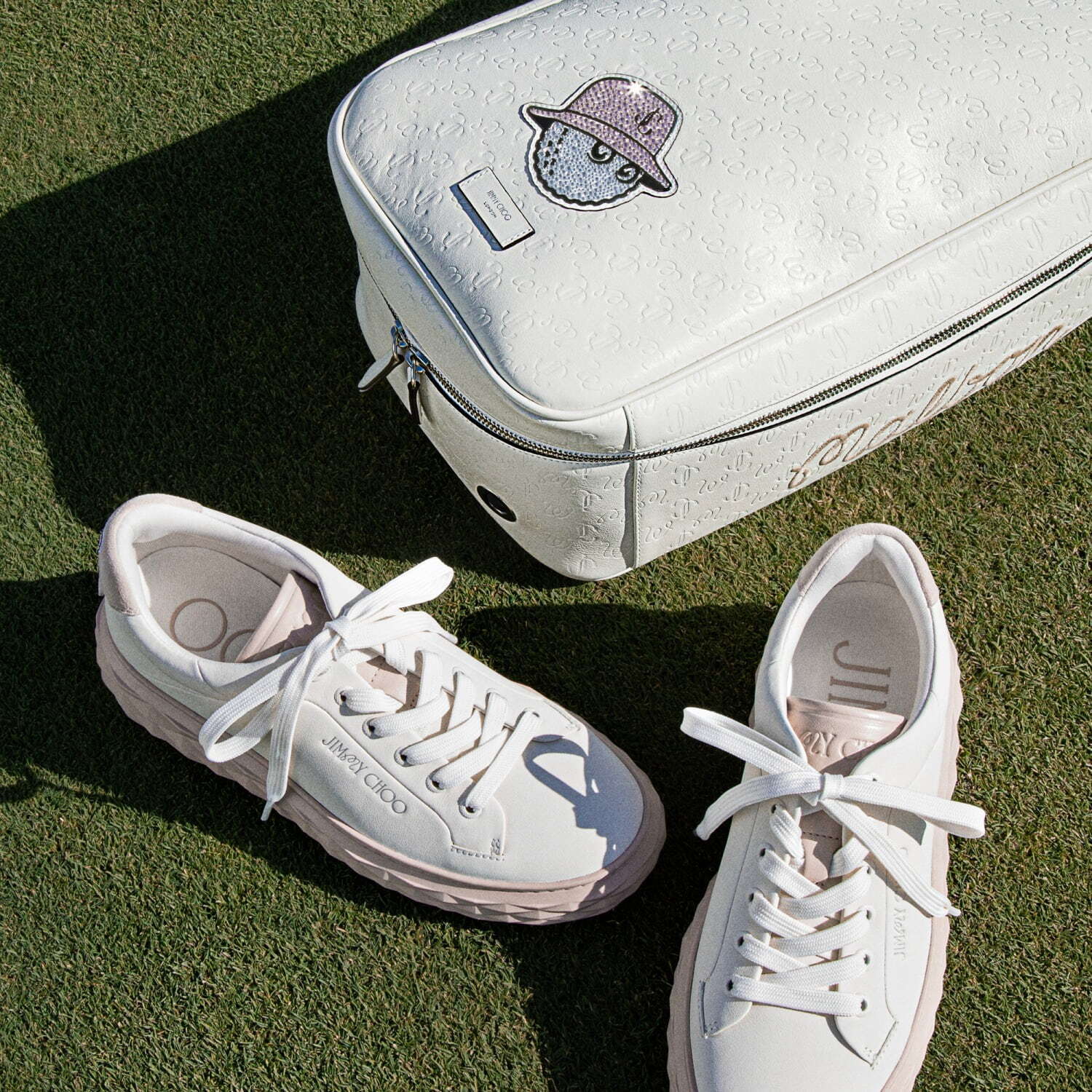 ジミー チュウ / マルボンゴルフ初コラボ、ダイアモンドソールの