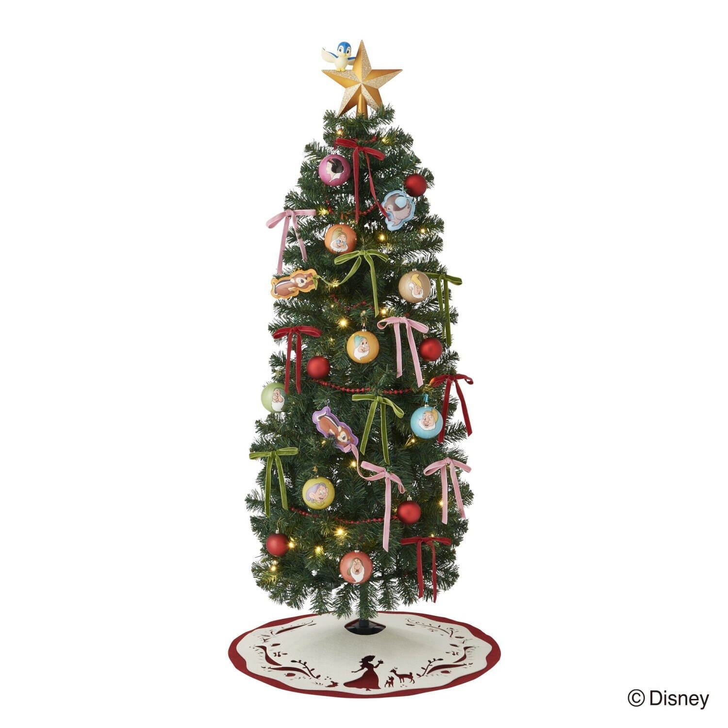 フランフランからディズニー映画『白雪姫』クリスマスツリーセット、七