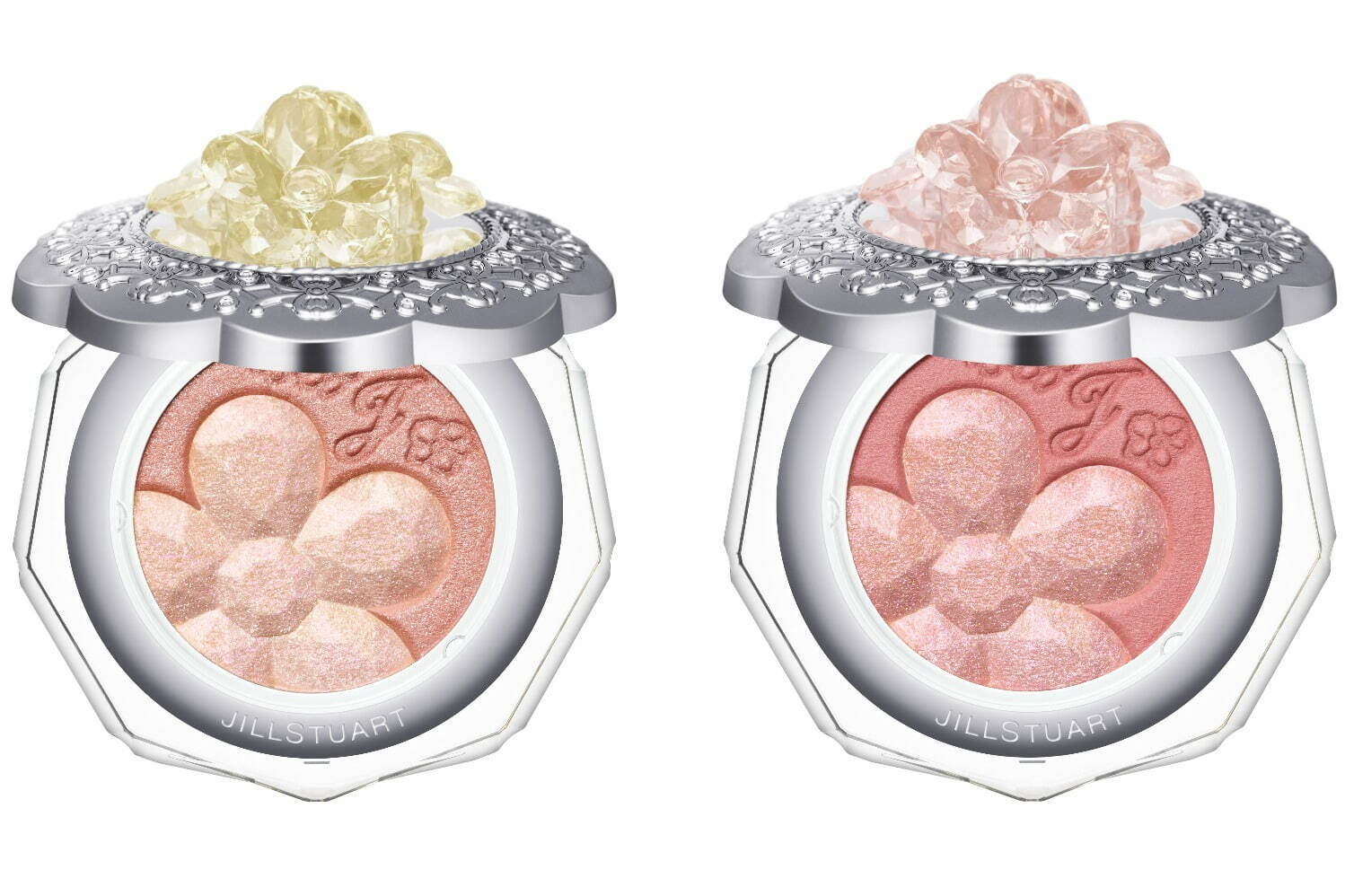 ジルスチュアート「花びらアイシャドウ」に“ミモザ＆ピオニー”の限定