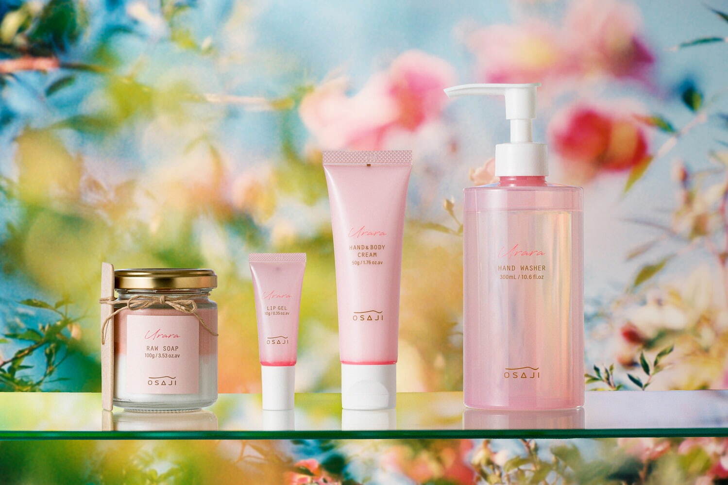 オサジ2025年春ボディケア“まるで花束”フローラル香る半熟せっけん