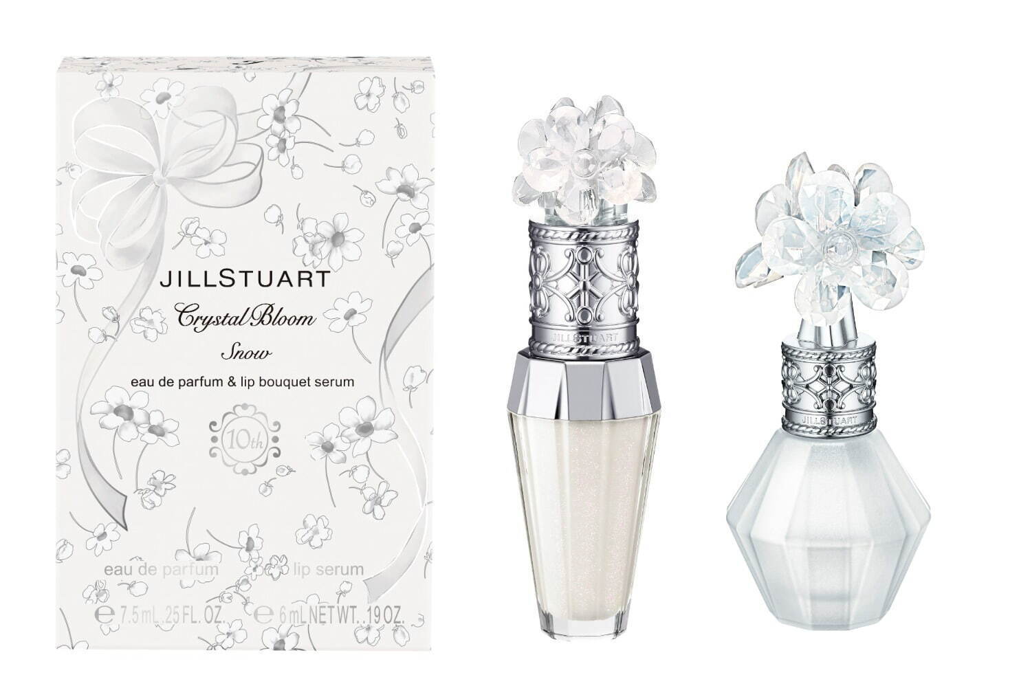 ジルスチュアート24年クリスマスコフレ、「クリスタルブルーム」ミニ