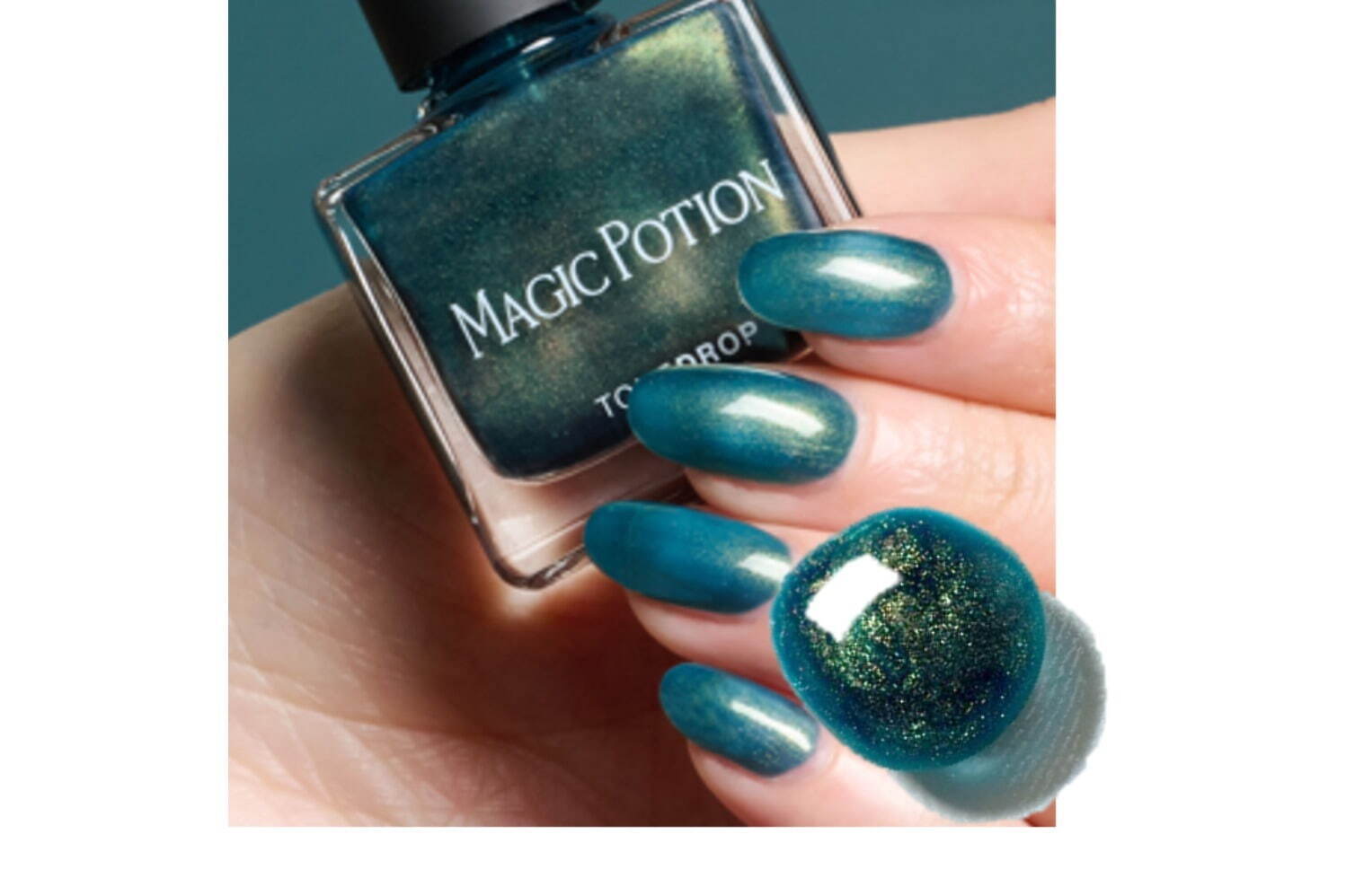 トーンドロップ“ヴィンテージ色”24年秋ネイル、インディゴやピーコック