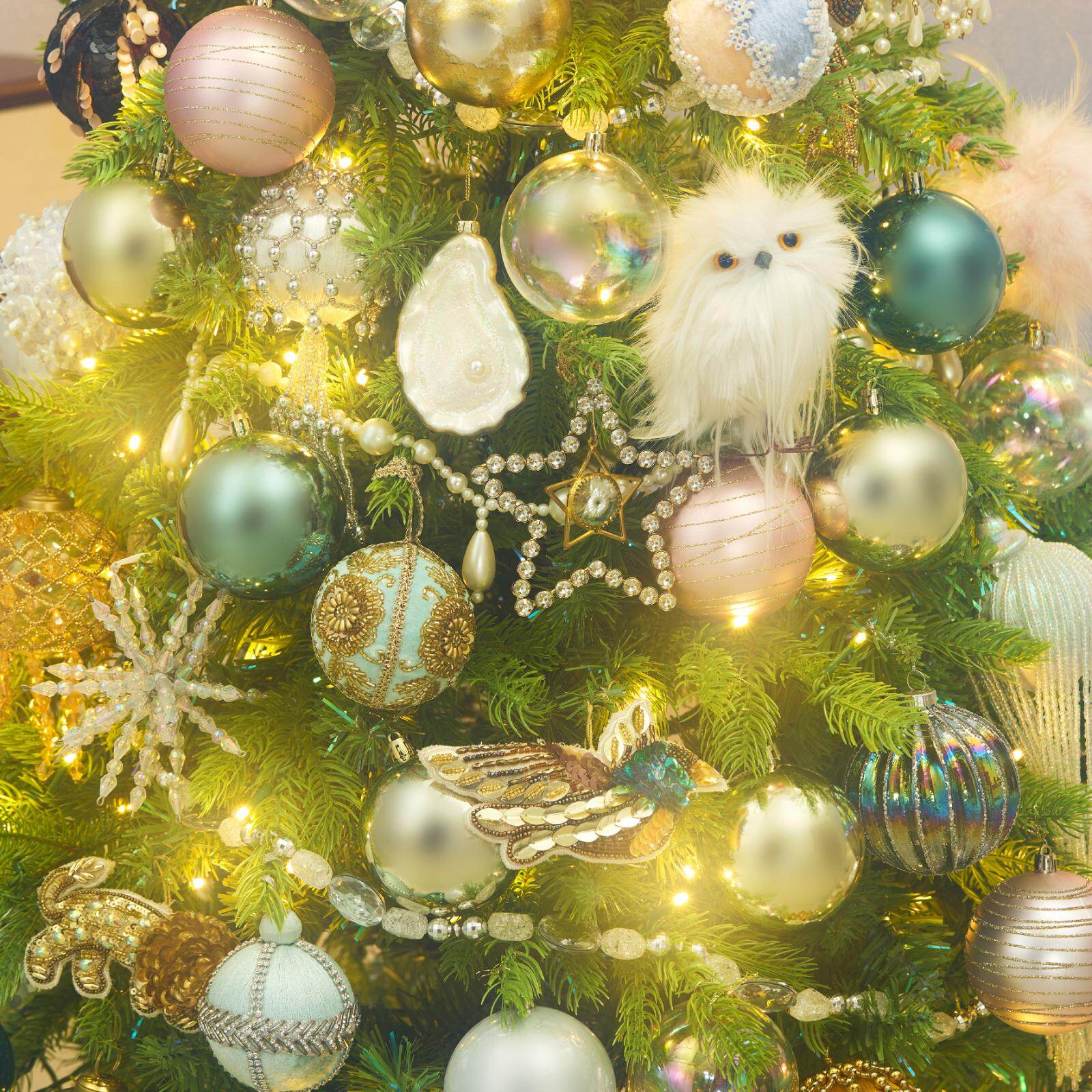 フランフランのクリスマス - 白フクロウやきらめく貝殻など