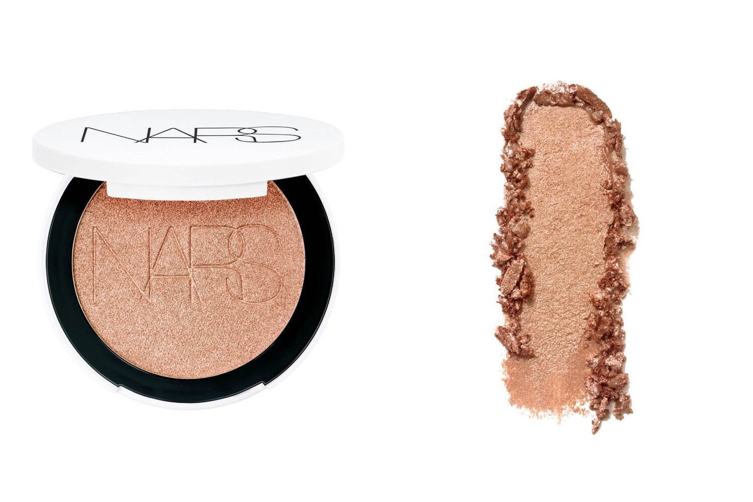 NARS25年秋ベースメイク“光を受けて輝く”ハイライター誕生、肌に