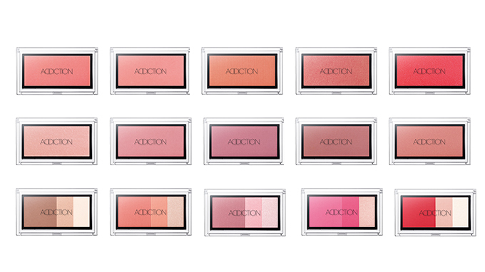 アディクション「ザ ブラッシュ＆ブラッシュ トリニティ」一新、チーク