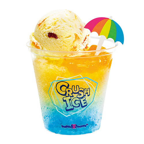サーティワンの夏限定「クラッシュアイス」ザクザク氷×アイスクリーム