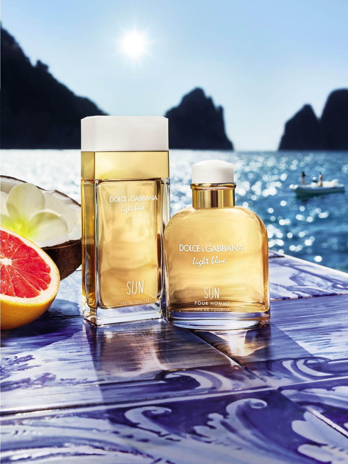 ドルチェ＆ガッバーナ限定フレグランス「ライトブルー サン」カプリ島
