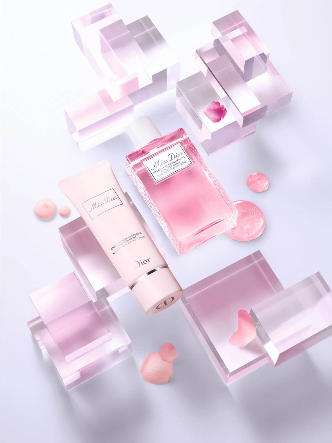 ミス ディオール」の香りつき限定ハンドジェル、上品なローズの香り