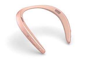 シャープ“首かけスピーカー”サウンドパートナー新作、マイク搭載