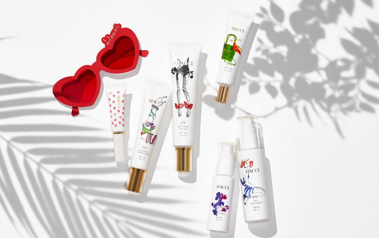 HACCI“はちみつ”UVミルク＆日焼け止めミストが進化、リップ美容液に新