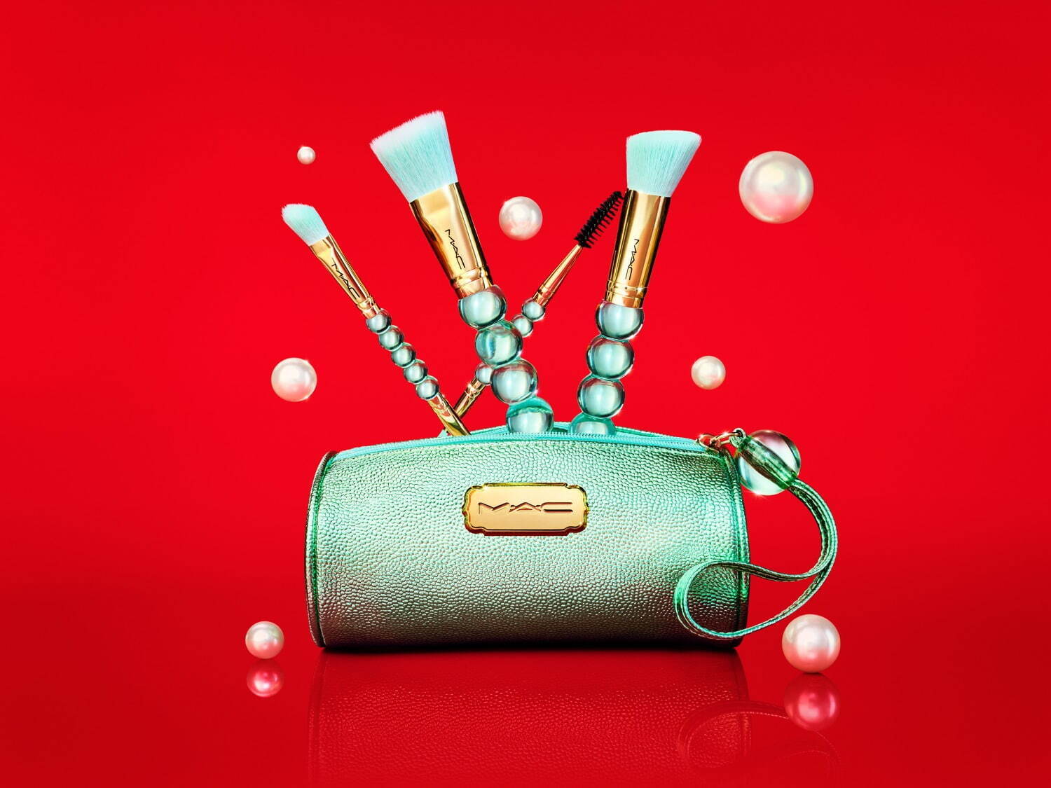 M·A·C22年クリスマスコフレ第1弾、“ボウ”型パケ入りミニリップセット