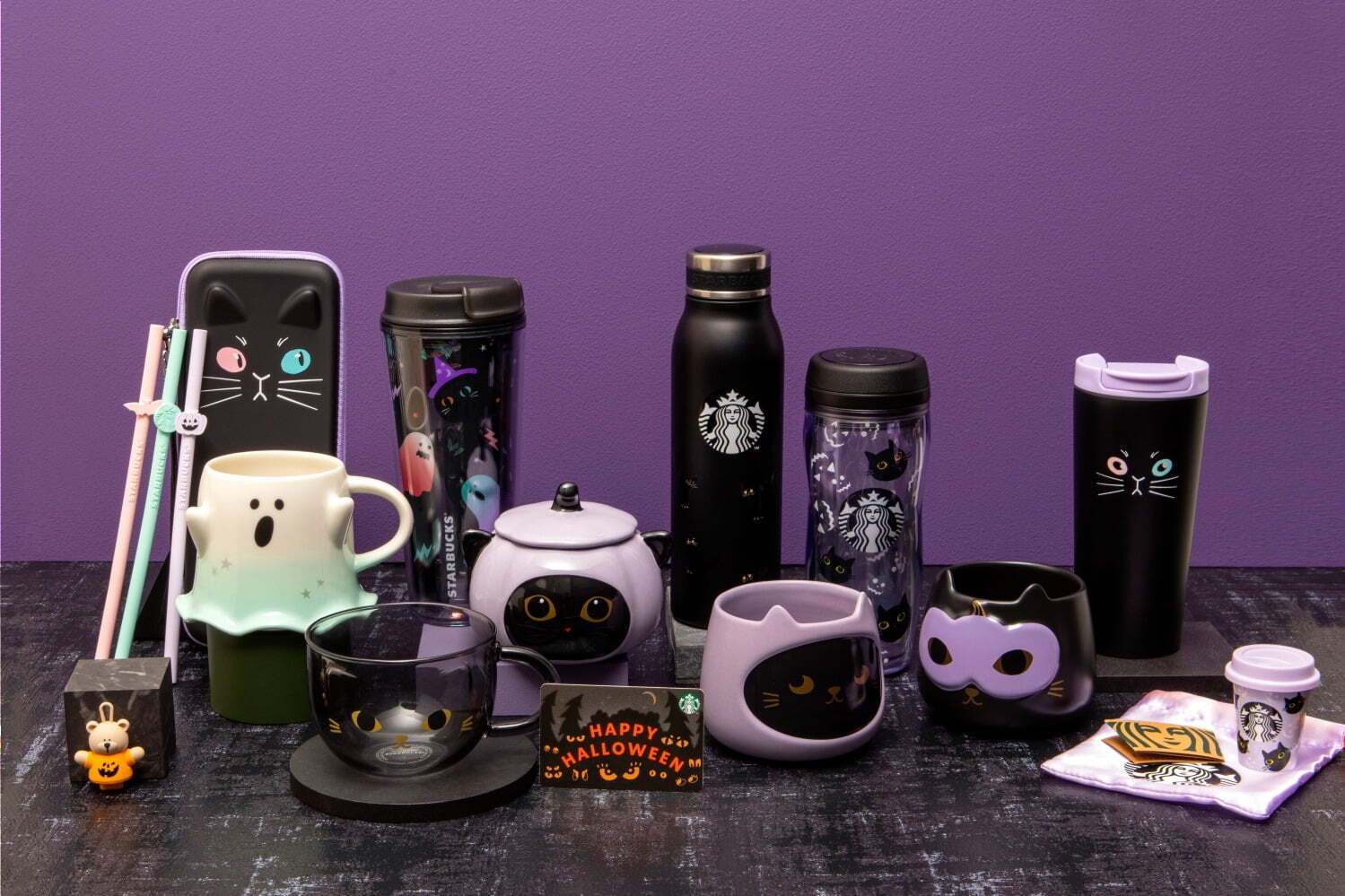 スターバックス“ハロウィン”新作グッズ、黒猫タンブラー＆“ゴースト