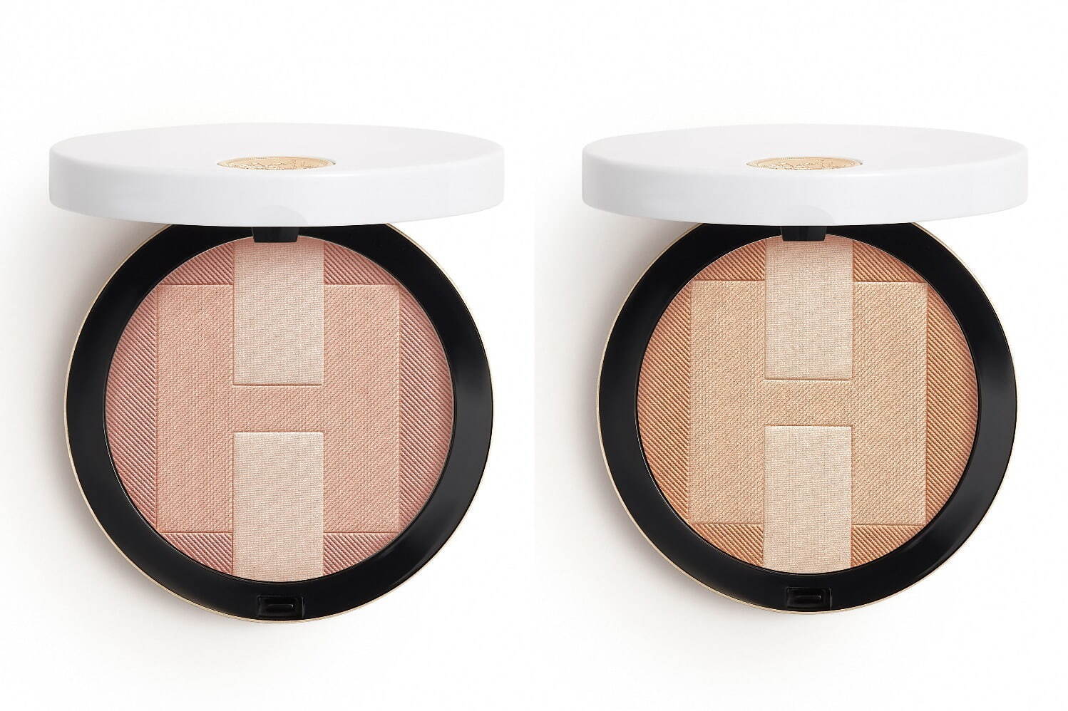 エルメス新作フェイスパウダー「Hトリオ」太陽や大地に着想、“虹色に