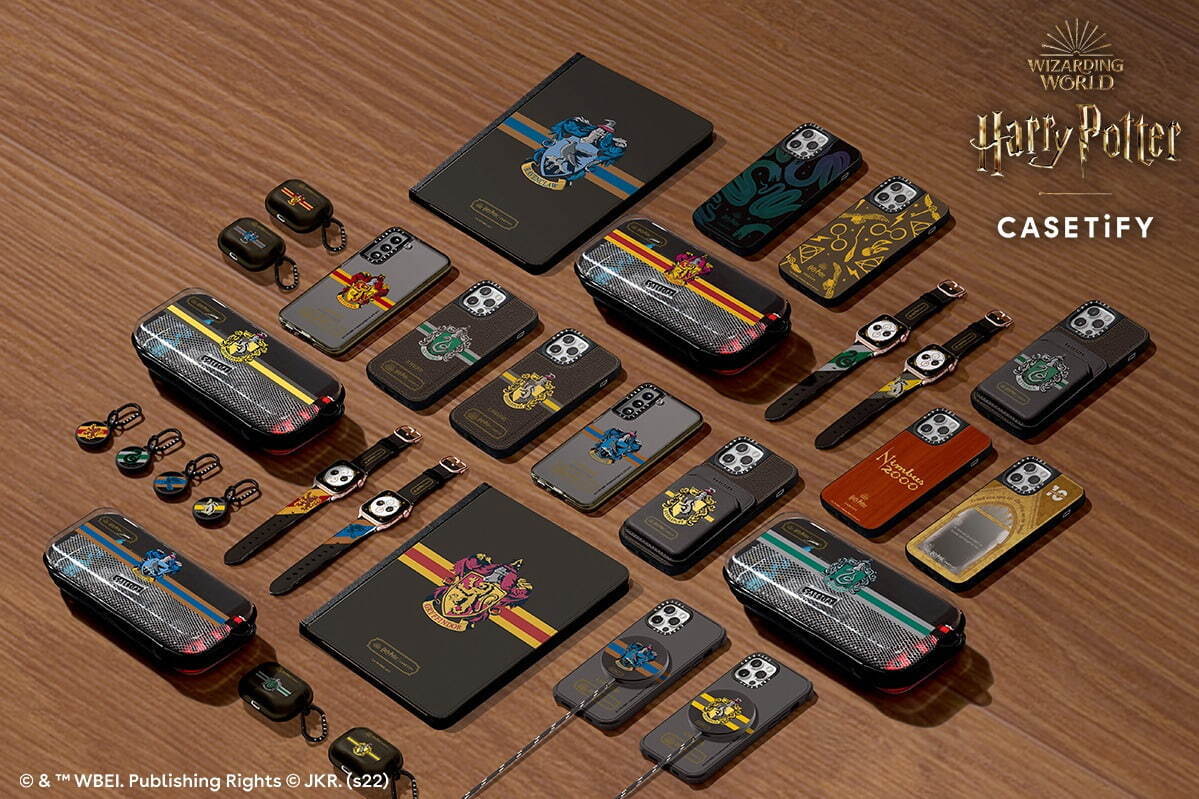 ハリー・ポッター×ケースティファイ」4つの寮モチーフ＆“忍びの地図”が