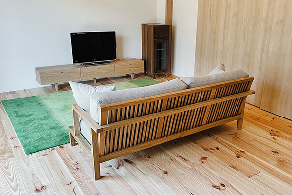 STRAND(OAK) 3人掛け | お客様の声 | ソファ専門店FLANNEL SOFA