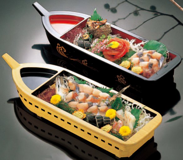 屋形舟（1～2人用） 舟型盛込み器 ABS樹脂製の通販サイト-フクジネット