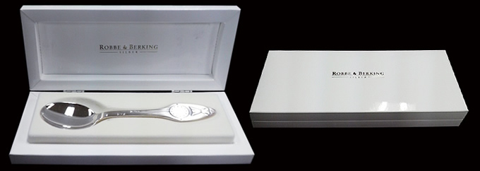 Robbe＆Berking 誕生記念≪純銀≫スプーン ドイツ老舗銀