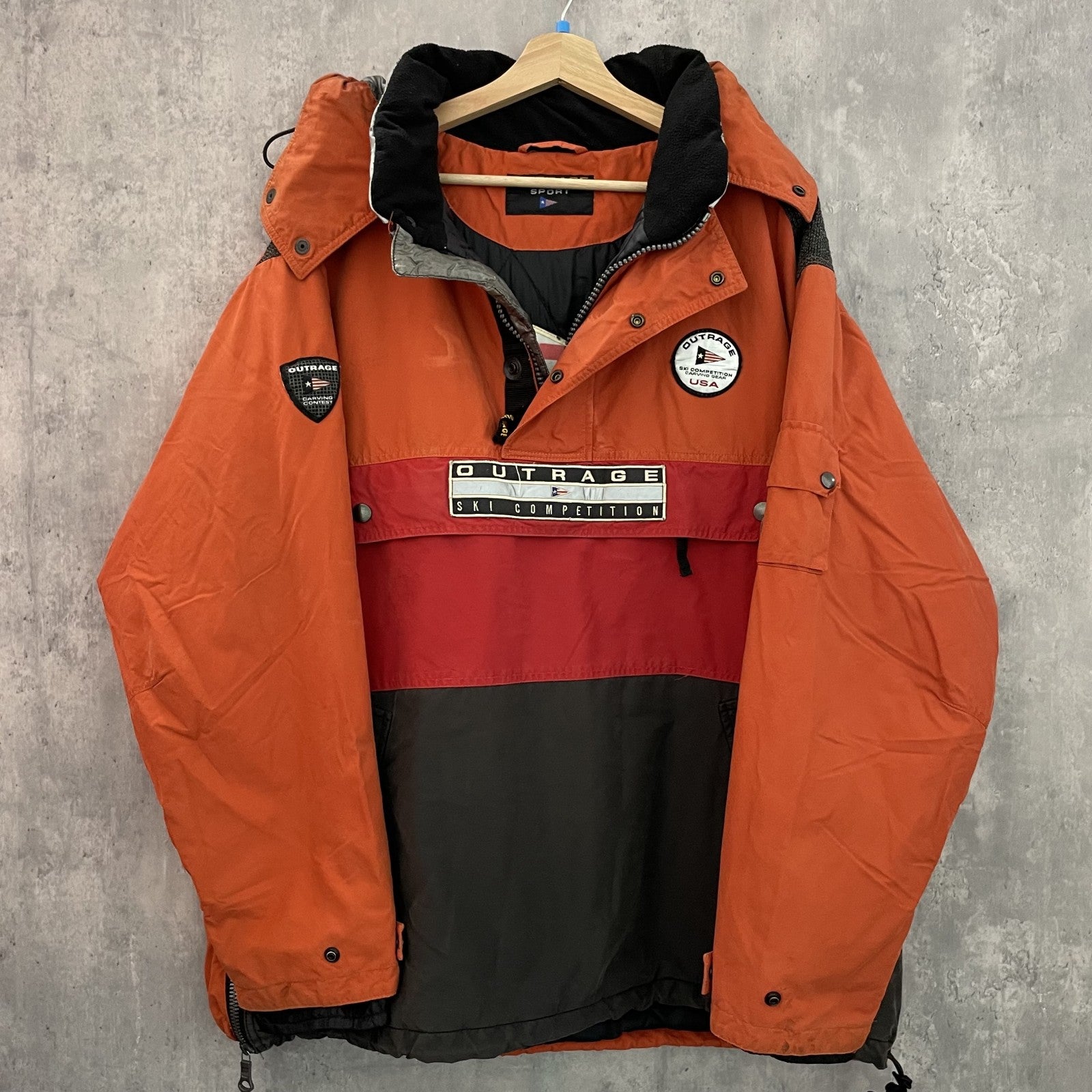 00s vintage 古着 ビンテージ パーカージャケット アノラック ハーフ