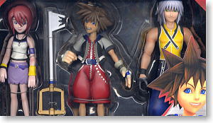 キングダムハーツ ソフトフィギュア DX 3パックセット ☆限定品 (完成