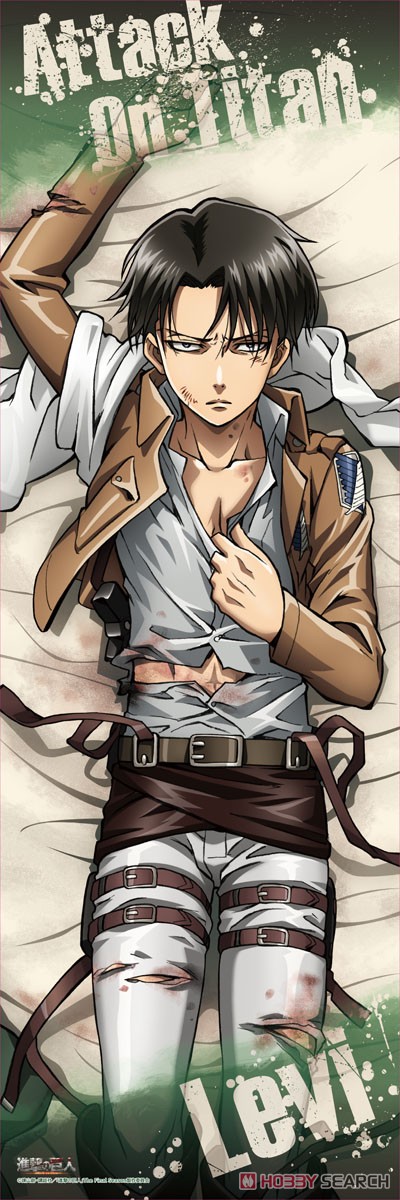 進撃の巨人 抱き枕カバー B：リヴァイ (キャラクターグッズ) - ホビー