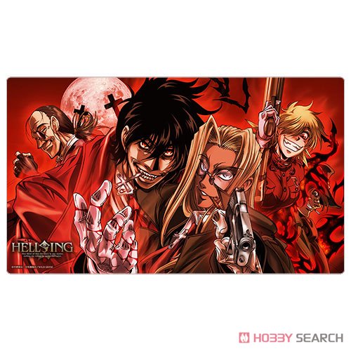 HELLSING ラバーマット(アーカード＆インテグラ＆ウォルター＆セラス