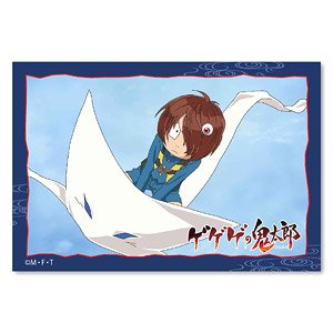 BIGスクエア缶バッチ ゲゲゲの鬼太郎 鬼太郎＆一反もめん