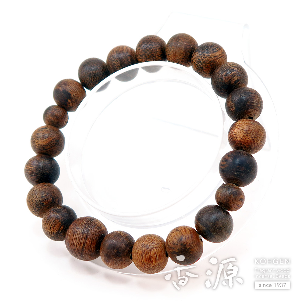 極上タニ沈香10mm玉ブレスレット No.Aの通販 - お香専門店香源