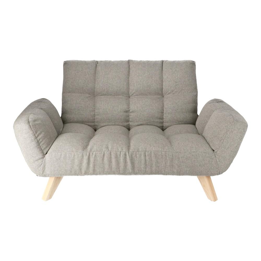 LIFELEX 一人掛けリクライニングソファ スプリト 木脚 ファブリック