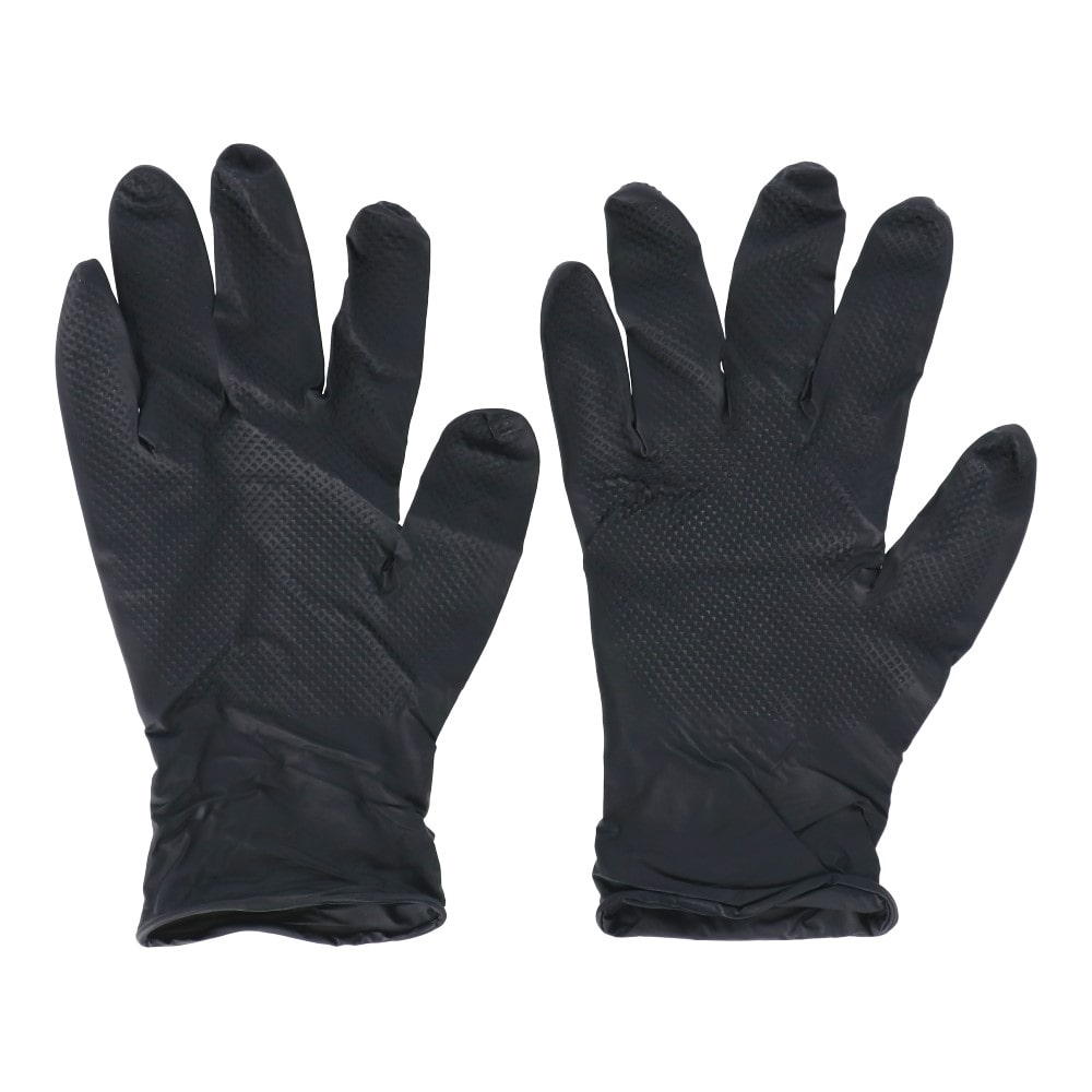 PROACT 極厚ニトリルディスポグローブ 50枚入り Mサイズ ブラック(M