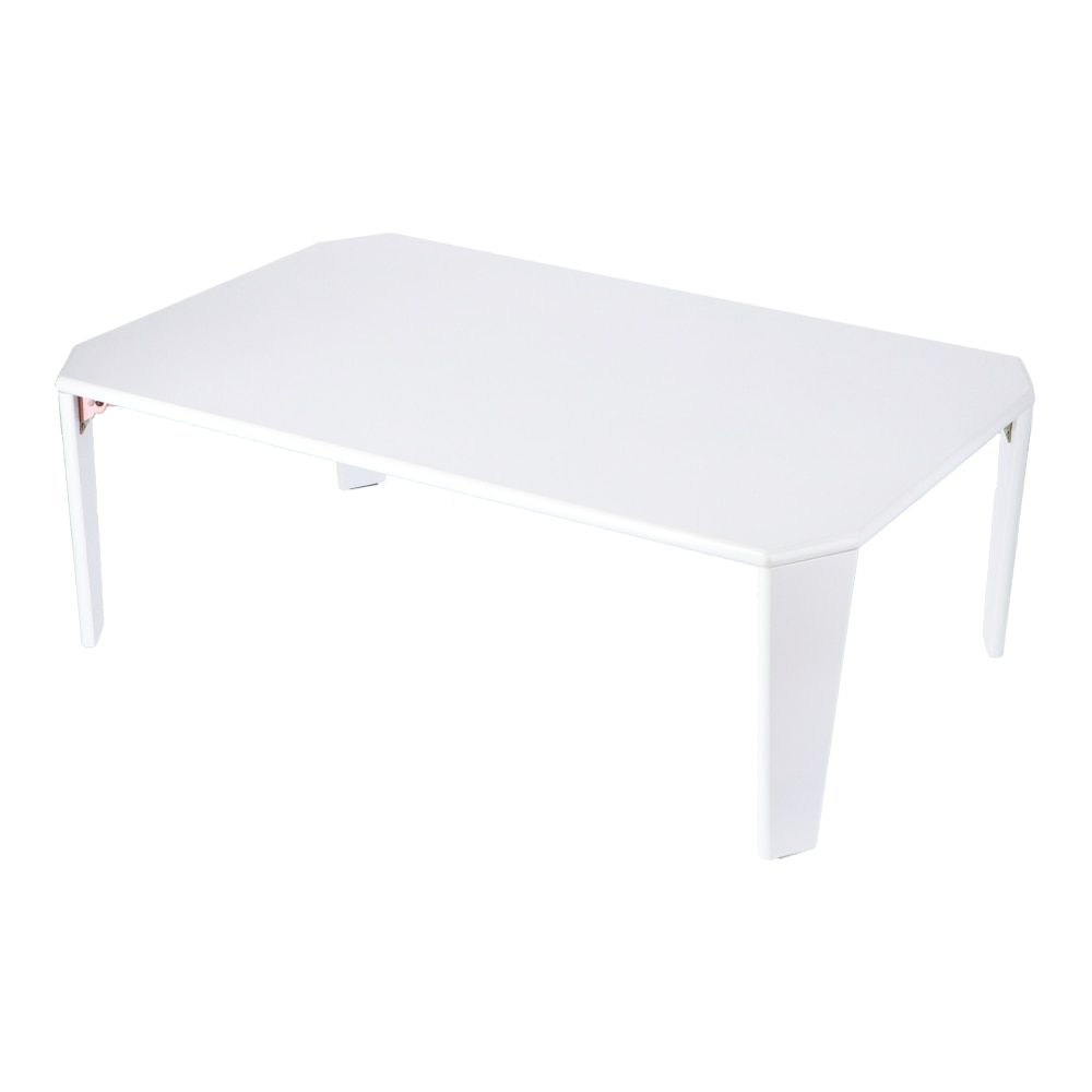 LIFELEX 八角折り畳みテーブル ホワイト 9060(幅90cmホワイト