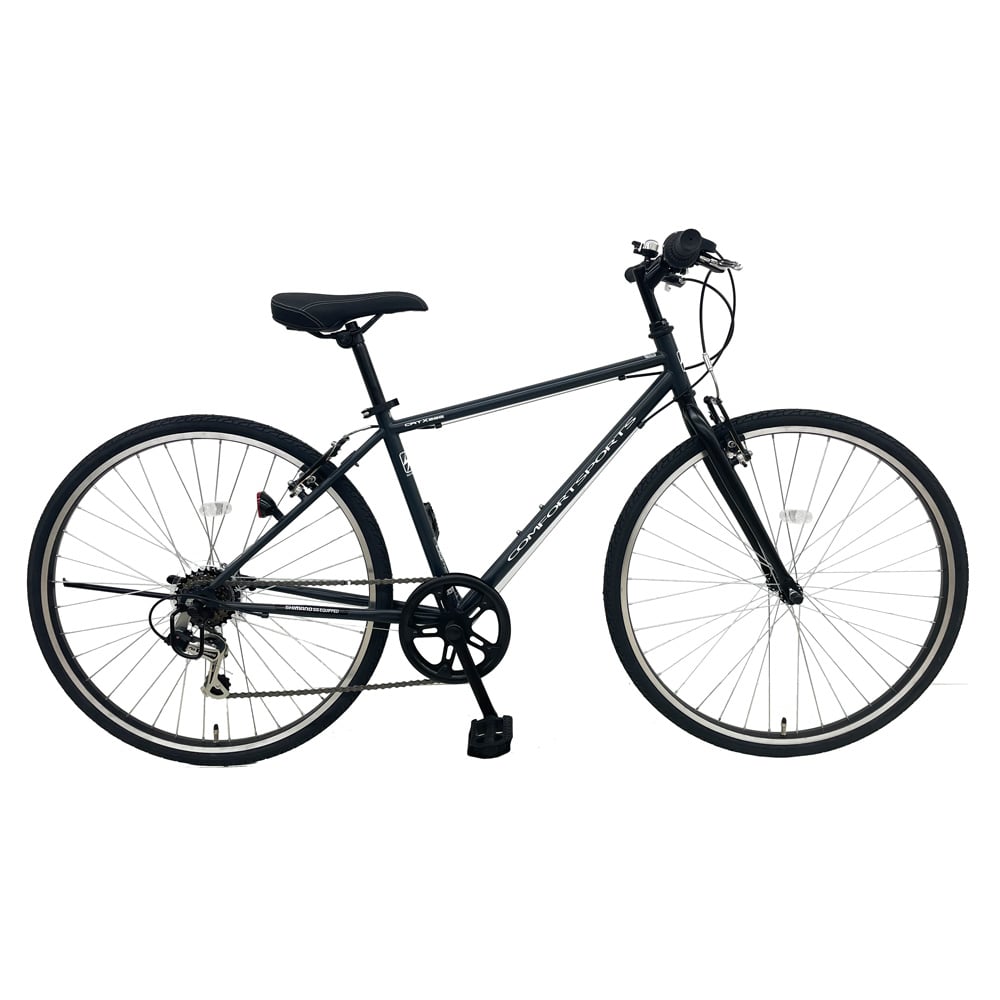 26型クロスバイク 外装 ダークグレー(ダークグレー): カー・自転車
