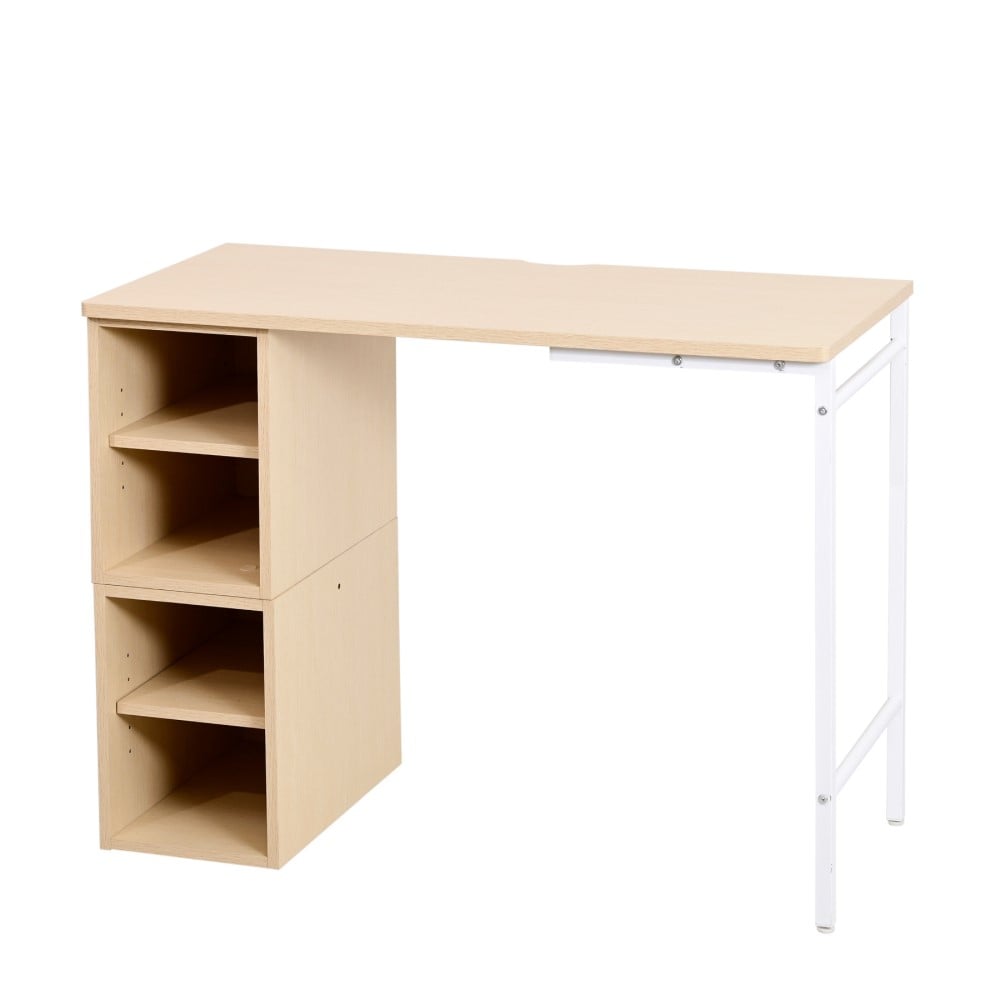 ジェイケイプラン デスク 高さ調節 勉強机 ナチュラルホワイト UNI