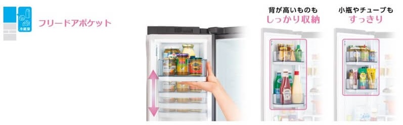 東芝 TOSHIBA 冷蔵庫 5ドア 右開き 465L GR-W470GZ-ZH アッシュ