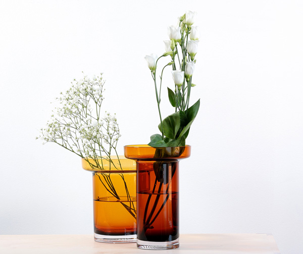 コスタ ボダ LIMELIGHT (ライムライト) フラワーベース TULIP アンバー