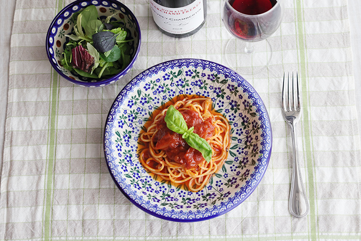 スープ・パスタ皿・ポーリッシュポタリー(ポーランド食器)