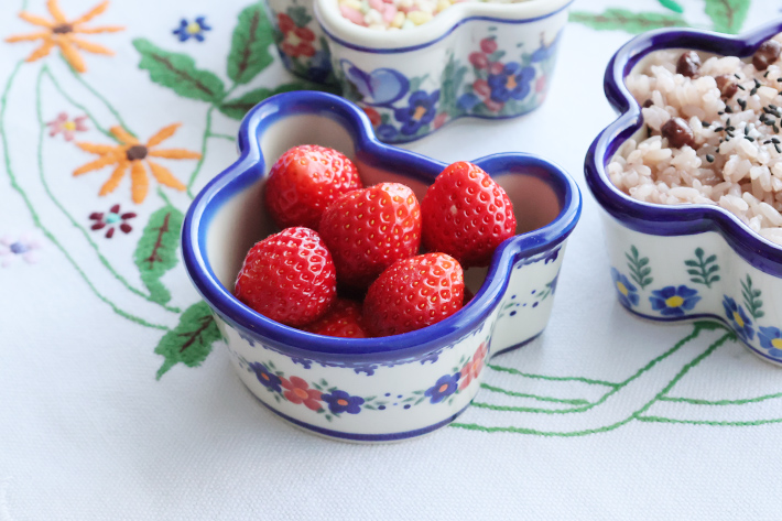 くまボウル・ポーリッシュポタリー(ポーランド食器)