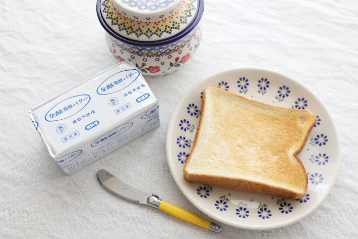 フレンチバターディッシュ・ポーリッシュポタリー(ポーランド食器)