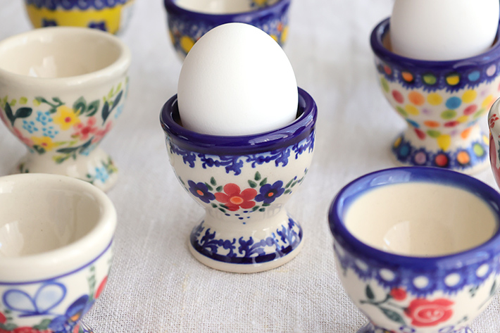 エッグカップ・ポーリッシュポタリー(ポーランド食器)