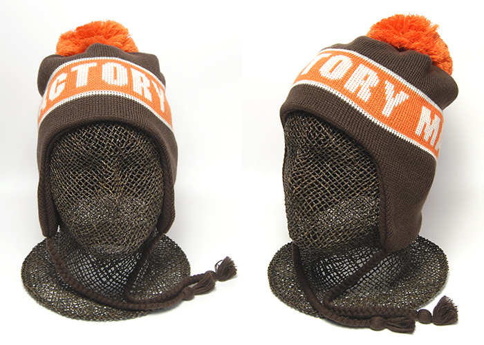 THE FACTORY MADE(ザファクトリーメイド) ポンポン付きニットキャップ