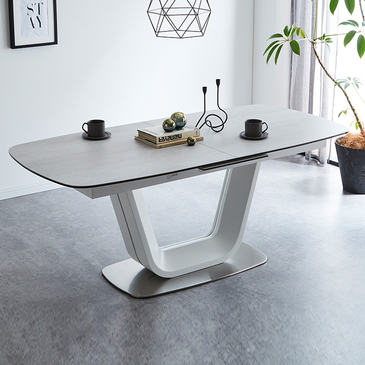 イタリア製セラミック仕様 伸長式ダイニングテーブル 幅180cm/220cm A