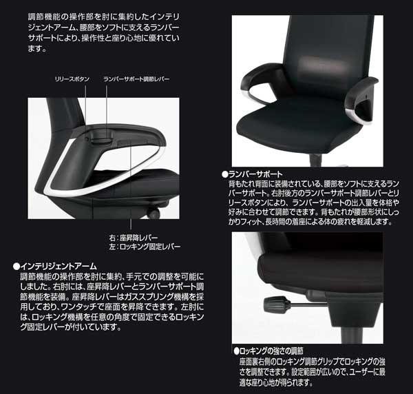 コクヨ(KOKUYO) フィロソフィー(Philosophy) ヘッドレスト付きタイプ