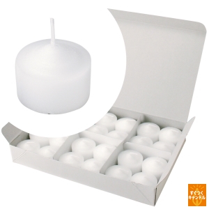 日本製のキャンドルアルミカップ30個入り（ティーライトティン