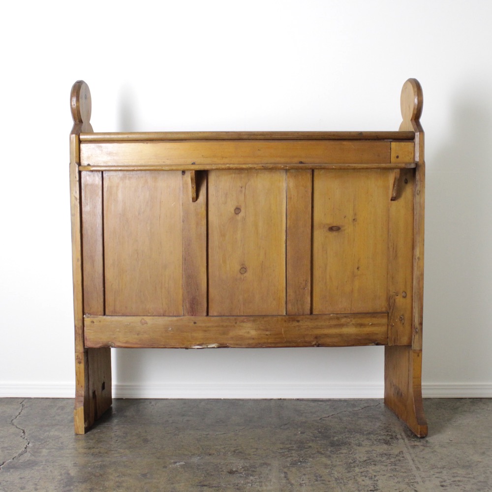 イギリス アンティーク 19世紀 パイン チャーチベンチ | キヤ