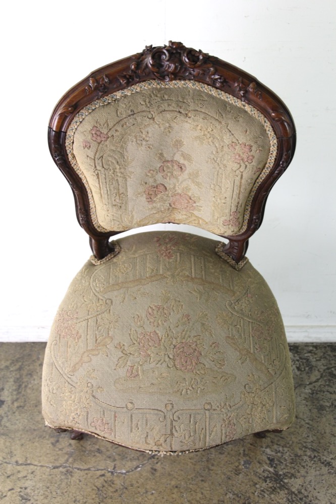 フランス アンティーク 19世紀 ローズウッド サロンチェア | キヤ