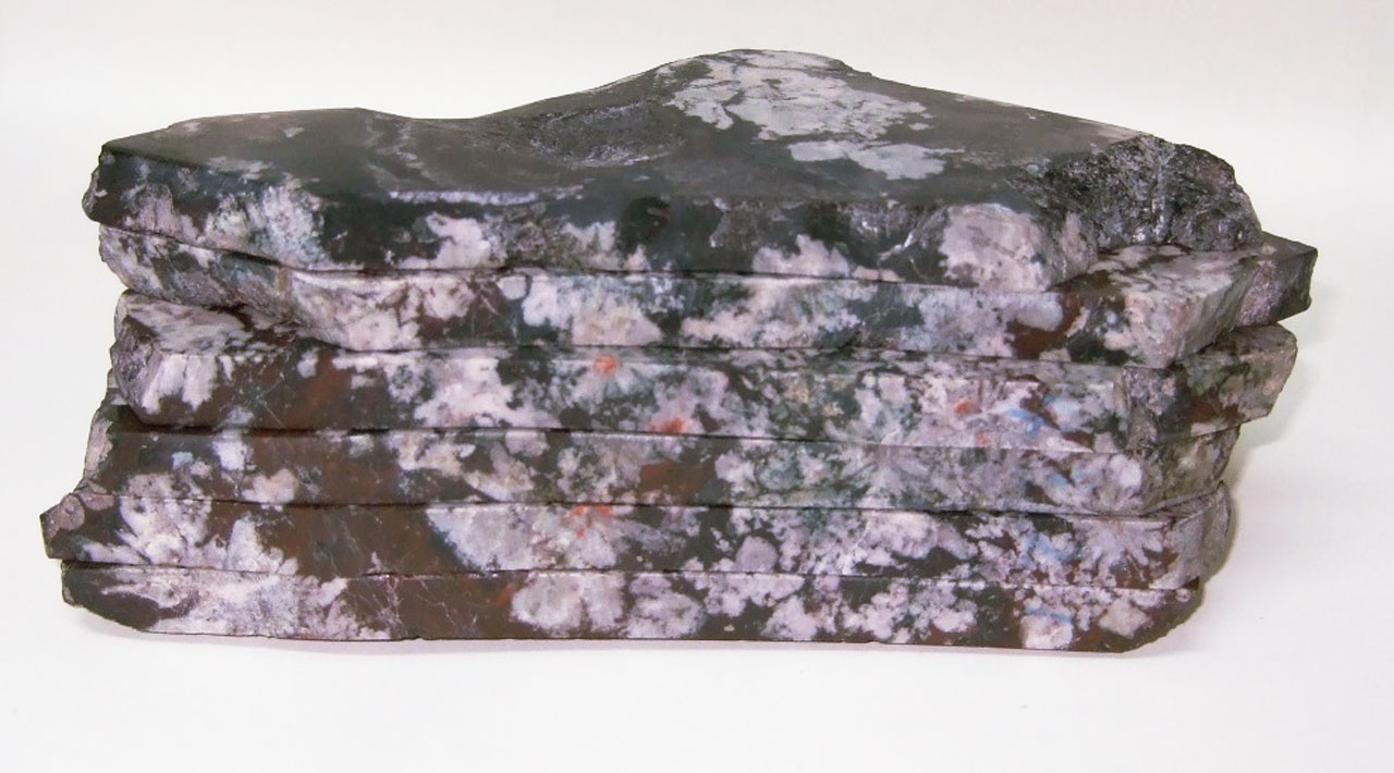 菊花石作品集 石の本と文鎮