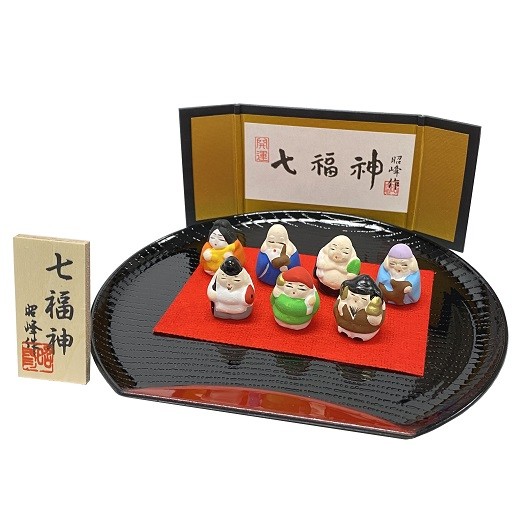 盆のり七福神 （小）・縁起物 / 京都の人形・こけし・和雑貨通販│木村