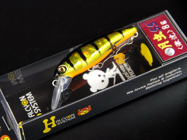 ハルシオン　月虫55沈　6色セット ハルシオンシステム：トラウトエリア用ミノー『月虫55MD沈 AREA』に新