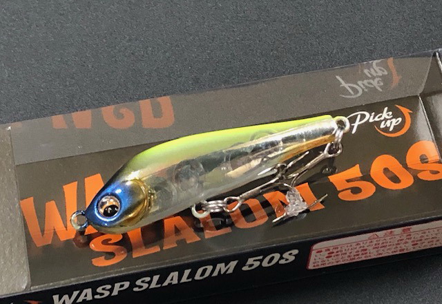 ピックアップ ワスプスラローム80Sクリアモデル 80mm/16.5g 【シーバス