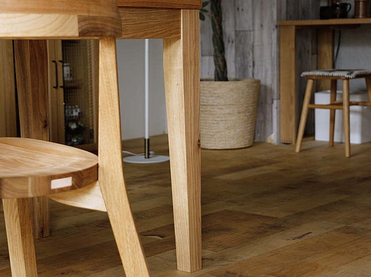 伸長式ダイニングテーブル Aki(アキ) ミドルタイプ｜北欧